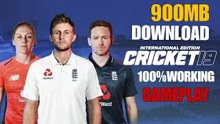 How to download cricket 19 in pc or laptop ||gameplay||