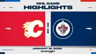 NHL Highlights | Flames vs. Jets - January 18, 2025