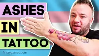 Tattooing My Phalloplasty Skin Graft and Adding Mum's Ashes (Phoenix Tattoo)