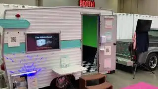 Setting Up At The Pink Bride Show