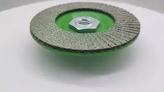 Diamond flap wheel disc