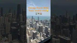 Skyline view Chicago Illinois #chicago  #chicagoskyline  #skylineview