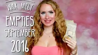 Wax Melt Empties September 2016 Yankee Candle, Kiss Air Candles, Soy Crumbles UK