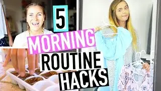 5 Morning Routine LIFE HACKS You Need to Try!