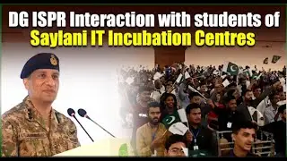 DG ISPR Lt Gen Ahmed Sharif Meets Students in Karachi | ISPR