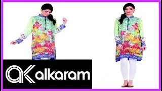 Latest Alkaram Studio New Arrival & Love Pret Digital Kurti For Girls Collection 2017 - 2018