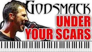 GODSMACK - Under Your Scars | PIANO COVER (Sully Erna's vocals)