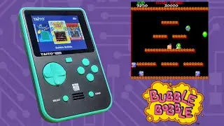 Playing Bubble Bobble on the Taito Edition Super Pocket