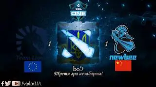 Team Liquid vs Newbee game 3 ESL One Genting 2018 Minor Grand Final [Українською] by violinUA