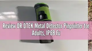 Review DR.&Ouml;TEK Metal Detector Pinpointer IP68 Fully Waterproof Underwater Handheld Pin Pointer Wand,