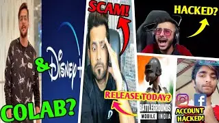 ASHISH COLABS DISNEY? | CAARY LIVE STREAM HACKED! | PEEPOI SCAM | KHUSH MAFIA ACCOUNT HACKED!,BGMI |