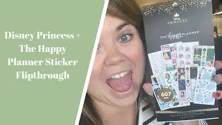 The Happy Planner Disney Princess Stickerbook Flipthrough