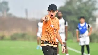 Kibu Vicuna's First Practice Session with Mohammedan SC today @ AIFF Centre of Excellence Ground