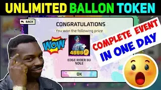 How to complete the Holi Hurl event unlimited balloon token tricks |#tondegamer #tgrnrz #freefire|