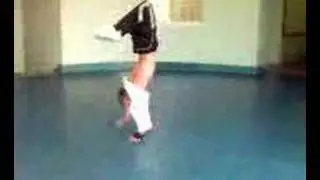 Kev Welsh doin hand hops lol