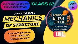 DAY 14 MOS | NUMERICALS FROM MOS | DEFLECTION | SLOPE  COLUMN STRUT GRADE INCREMENT EXAM PREPARATION