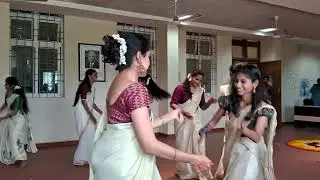 Thiruvathira Performance - Onam 2024  by MBA Students of the Central University of Kerala