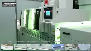 Melamine paper MDF inert UV coating line