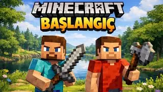 Kardeşimle Minecraft ta hardcor oynuyorum ( bölüm 1 )