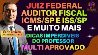 LIVE | Técnicas e Estratégias de Estudos para Auditor Fiscal Tributário | Profº Renato