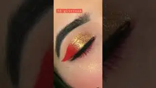 3D Glitters application || how to apply 3d shimmer|| #foryou #viralshortvideo #subscribe #shortvideo