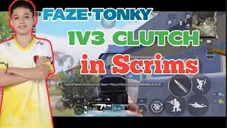 Faze Tonky Clutch in Scrims 😯 | Fastest Player in Thai Region