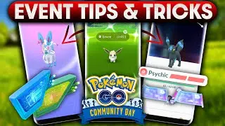 *SHINY EEVEE* COMMUNITY DAY DETAILS & TIPS in POKEMON GO | EVOLVE GLITCH, MOVES ANALYSIS & MORE