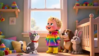 Rain Rain Go Away In My Friends | Fun Weather Song for Kids | Playful Nursery Rhyme