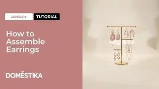 Tutorial: How to Assemble Earrings | Jewelry Making Basics for Beginners | Domestika English