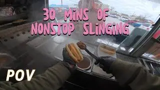 HotDog Cart POV : 30 Minutes of NonStop Slinging!