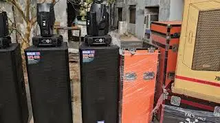 Flightcase Dual 15 Inch in 9mm Waterproof Plywood Heavy Quality for Speakers Dual Tops