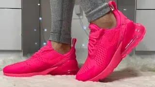 Nike Air max 270 hyper pink sneakers / Neon pink