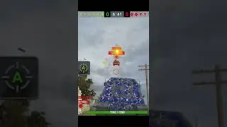 FAIL KAMIKAZE #shorts #wotblitz #worldoftanks #likeaboss #rng #asmr #fail #artillery