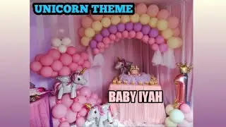 UNICORN THEME BIRTHDAY SET-UP