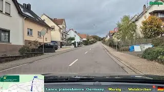 4K German Drive: Merzig to Weiskirchen. Beautiful Drive 🇩🇪. No Talking 