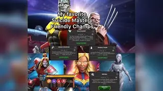 My Favorite Suicide Mastery Friendly Champs, Part 1! Marvel Contest of Champions