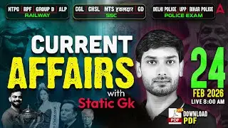 SSC MTS Current Affairs 2026 | Current Affairs+Static GK MCQs | Current Affairs 2026 By Ashutosh Sir