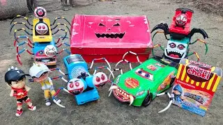 Bermain Kereta Api Thomas Hantu Laba-laba, Thomas & Friends, Mobil Balap, Mobil Laba-laba, Boboiboy