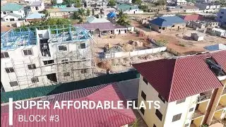 Roofing Affordable Homes in Ghana with Raincoat Aluzinc steel trusses for roofing by Engr Kojo Viglo