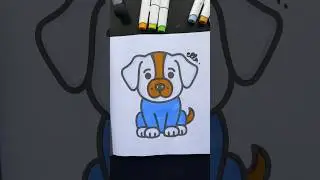 XXL Bold & Easy Malbuch #asmrvideo #coloring #coloringbook #satisfyingvideo #kritzelbuch #hund