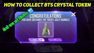 How To Collect BTS Crystal Token for subscriber account | free fire new event #shorts