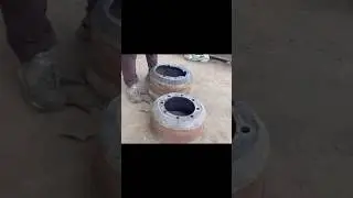 An Incredible Repairing of Broken Rim Plate of Tire Drum Like You've Never Seen Before #machnical
