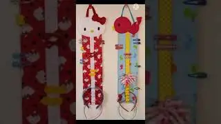 Kids hair accessories organization ideas | hair accessories storage ideas | hair accessories