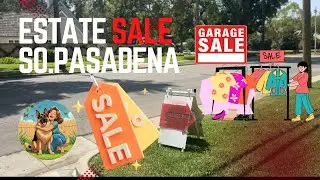 Cool stuff at this estate sale in South Pasadena