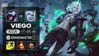 DK Showmaker Viego Mid vs Talon - KR Grandmaster Patch 11.11