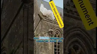 His Parachute gets stuck on a church tower #ww2
