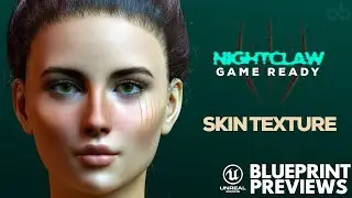 M50 Nightclaw Realistic Skin Detail in Unreal Engine Blueprint Preview - Part 01