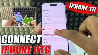 как подключить otg к iphone 17?