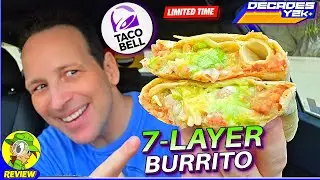 Taco Bell&reg; 7-Layer Burrito Review 🌮🔔🥑🧀🌯 Decades Y2K Menu! 🤩 Peep THIS Out! 🕵️&zwj;♂️