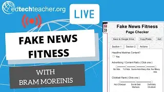 Fake News Fitness Webinar: Media Literacy Unit Design